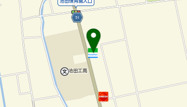CHARGESPOT(チャージスポット)ファミリーマート 北安曇池田店の地図画像
