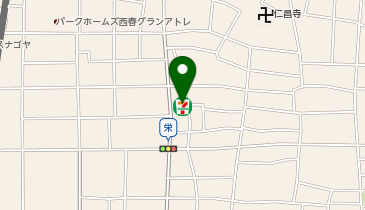 ChargeSPOT セブン-イレブン 北名古屋鹿田店の地図画像