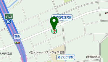 ChargeSPOT セブン-イレブン 名古屋猪子石2丁目店の地図画像