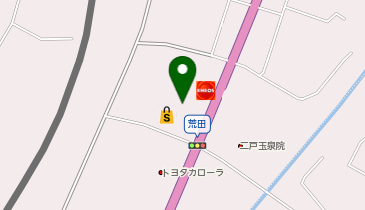 CHARGESPOT(チャージスポット)ローソン 二戸金田一荒田店の地図画像