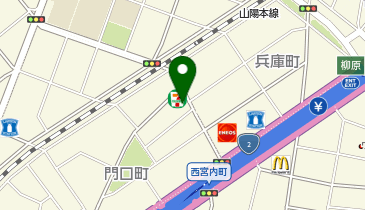 ChargeSPOT セブン-イレブン 神戸三川口町1丁目店の地図画像