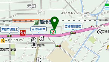 ChargeSPOT セブン-イレブン 播州赤穂駅前店の地図画像