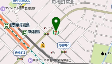 ChargeSPOT セブン-イレブン 岐阜羽島駅前店の地図画像