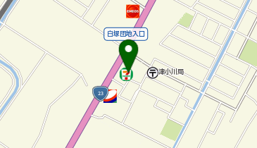 ChargeSPOT セブン-イレブン 津市白塚団地入口店の地図画像