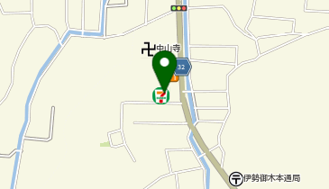 ChargeSPOT セブン-イレブン 伊勢市勢田町店の地図画像