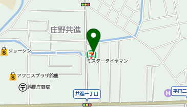 ChargeSPOT セブン-イレブン 鈴鹿庄野共進1丁目店の地図画像