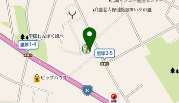 ChargeSPOT セブン-イレブン 札幌里塚1条店の地図画像