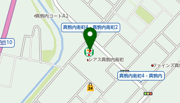 ChargeSPOT セブン-イレブン 札幌真駒内南町店の地図画像