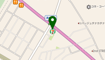 ChargeSPOT セブン-イレブン 札幌清田2条店の地図画像