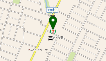 ChargeSPOT セブン-イレブン 札幌平岡8条店の地図画像