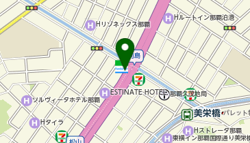 ChargeSPOT ファミリーマート 那覇若松店の地図画像