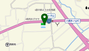 CHARGESPOT(チャージスポット)ファミリーマート 八鹿高柳店の地図画像