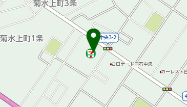 ChargeSPOT セブン-イレブン 札幌白石中央2条店の地図画像