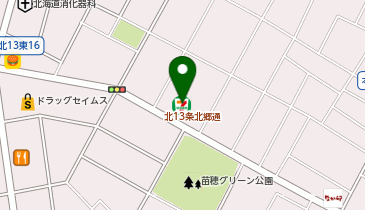 ChargeSPOT セブン-イレブン 札幌本町1条店の地図画像