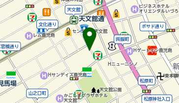 CHARGESPOT(チャージスポット)カラオケ館 天文館店の地図画像
