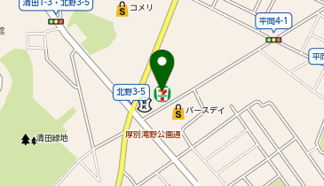 ChargeSPOT セブン-イレブン 札幌平岡3条店の地図画像
