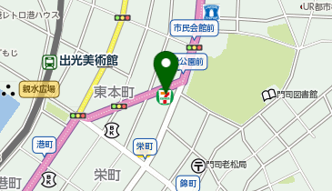 ChargeSPOT セブン-イレブン 門司港松本店の地図画像
