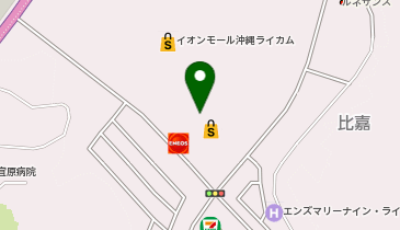 CHARGESPOT(チャージスポット)楽天モバイル イオンモール沖縄ライカム店の地図画像