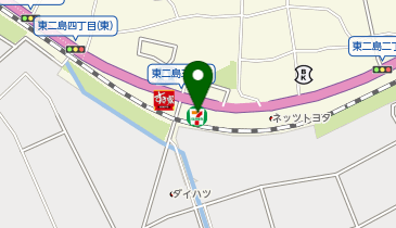 ChargeSPOT セブン-イレブン 若松東二島店の地図画像