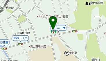 ChargeSPOT セブン-イレブン 八幡青山2丁目店の地図画像