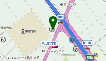 ChargeSPOT セブン-イレブン 博多豊1丁目店の地図画像