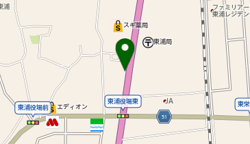 CHARGESPOT(チャージスポット)ソフトバンク 東浦の地図画像