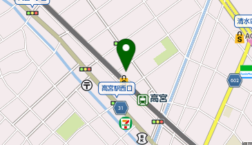 ChargeSPOT セブン-イレブン 福岡高宮駅前店の地図画像