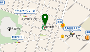 ChargeSPOT セブン-イレブン 八幡祇園3丁目店の地図画像