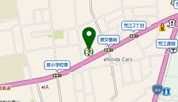 ChargeSPOT セブン-イレブン 福岡荒江3丁目店の地図画像