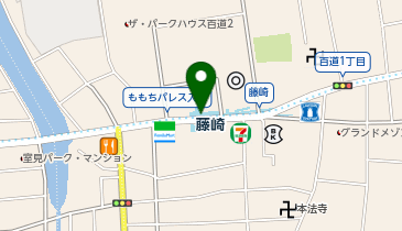ChargeSPOT セブン-イレブン 福岡市地下鉄藤崎駅店の地図画像