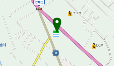 CHARGESPOT(チャージスポット)ファミリーマート 長生七井土店の地図画像