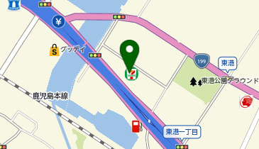 ChargeSPOT セブン-イレブン 小倉東港店の地図画像