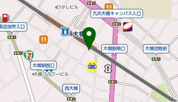ChargeSPOT セブン-イレブン 福岡大橋駅南口店の地図画像