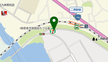 ChargeSPOT セブン-イレブン 若松南二島2丁目店の地図画像