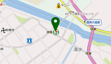 ChargeSPOT セブン-イレブン 福岡大楠1丁目店の地図画像