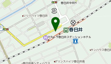 ChargeSPOT ローソン 春日井駅北口店の地図画像