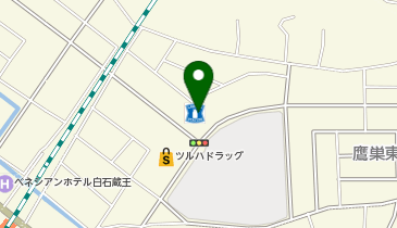 CHARGESPOT(チャージスポット)ローソン 白石鷹巣東店の地図画像