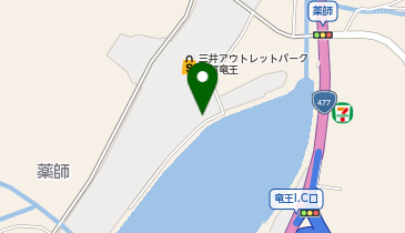 CHARGESPOT(チャージスポット)ファミリーマート 竜王アウトレットパーク店の地図画像
