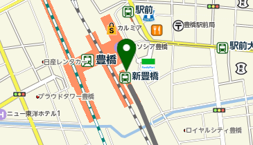 CHARGESPOT(チャージスポット)ファミリーマート 新豊橋駅店の地図画像