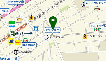 CHARGESPOT(チャージスポット)カラオケ館 西八王子店の地図画像