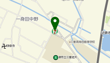 ChargeSPOT セブン-イレブン 津市一身田中野店の地図画像