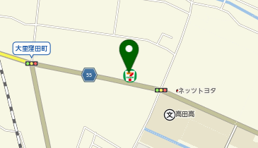 ChargeSPOT セブン-イレブン 津市大里窪田町店の地図画像