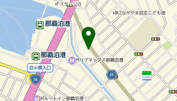 ChargeSPOT ファミリーマート オーケイ泊店の地図画像