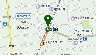 CHARGESPOT(チャージスポット)えきマチ1丁目別府B-Passageの地図画像