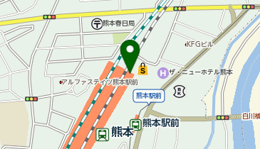 ChargeSPOT ファミリーマート JR熊本駅前店の地図画像