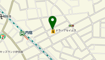 CHARGESPOT(チャージスポット)ドラッグセイムス 伊奈内宿店の地図画像