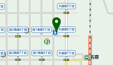 CHARGESPOT(チャージスポット)ローソン 名寄大通南店の地図画像