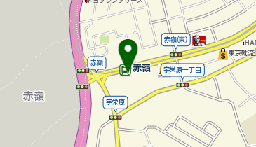 CHARGESPOT(チャージスポット)ゆいレール 赤嶺駅改札内自動販売機横の地図画像