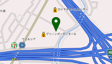 CHARGESPOT(チャージスポット)ゆうちょATM グリーンガーデン北神戸ショッピングセンター内出張所の地図画像