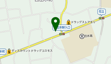 CHARGESPOT(チャージスポット)ファミリーマート 出水高校前店の地図画像